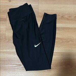 Nike Black Leggings with White Swoosh